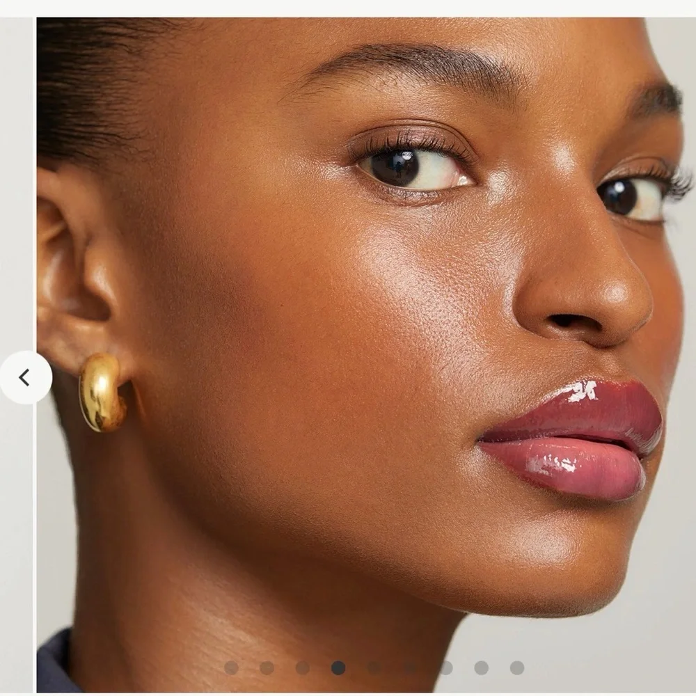 Merit LES DEUX Shade Slick Lip Gelee Gloss in Pink - Hydrating Sheer Shine